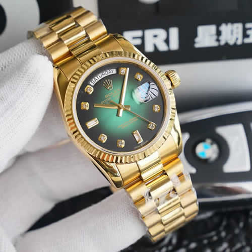 Replica Rolex Swiss Day-Date Women Mechanical Movement Watches