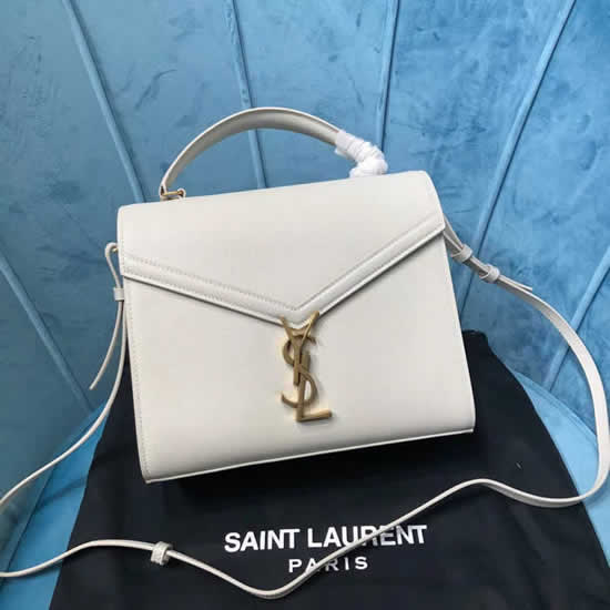 New Fake Cheap Yves Saint Laurent Casdander Briefcase White Handbags 578000