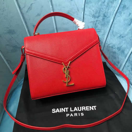 New Fake Cheap Yves Saint Laurent Casdander Briefcase Red Handbags 578000