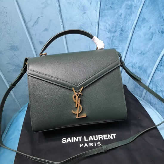 New Fake Cheap Yves Saint Laurent Casdander Briefcase Dark Green Handbags 578000