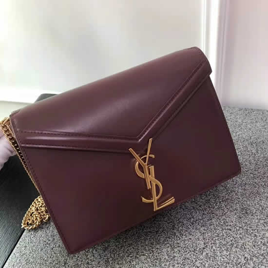 Replica Saint Laurent New Red Classic Flip Shoulder Bag