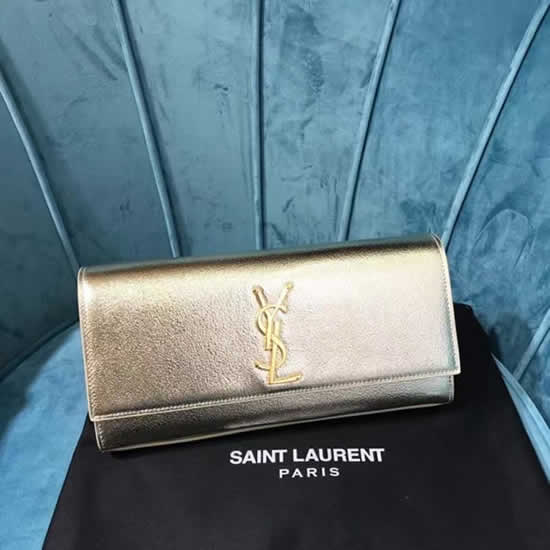 Replica Discount Yves Saint Laurent Caviar Golden Clutch Flap Bag