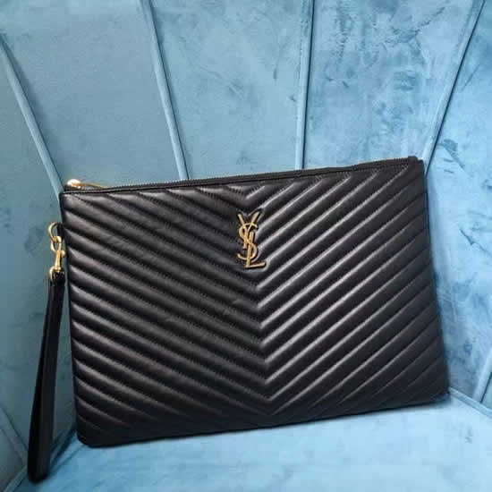 Replica New Yves Saint Laurent Monogram Document Bag Clutch