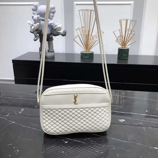 Replica Yves Saint Laurent Camera Bag Shoulder Bag White Crossbody Bag