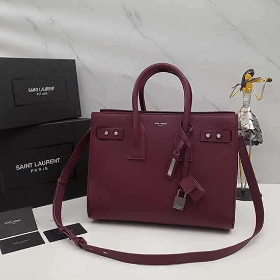 Replica Yves Saint Laurent Laurent Handbag Briefcase Red Messenger Bag