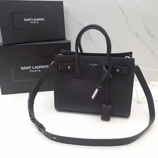 Replica Yves Saint Laurent Laurent Handbag Briefcase Black Messenger Bag
