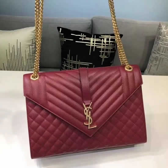 Replica Yves Saint Laurent Flap Bag Red Shoulder Crossbody Bags