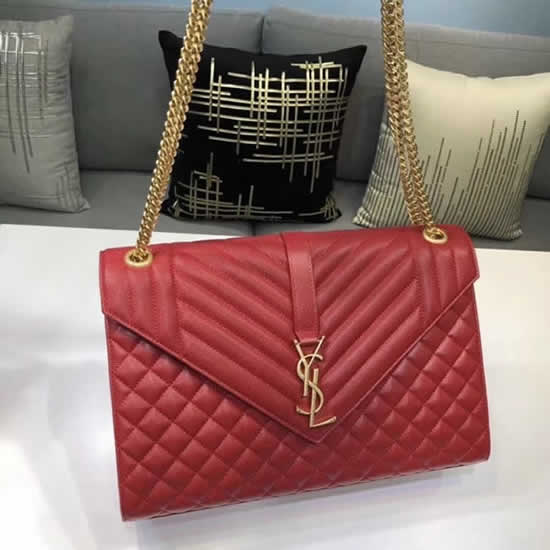 Top Quality Yves Saint Laurent Flap Bag Red Shoulder Crossbody Bags