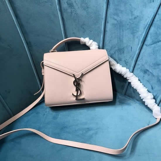 Replica Yves Saint Laurent Cassandra Mini Pink Clutch Crossbody Bag