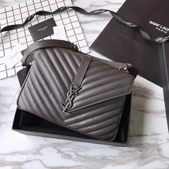 Replica High Quality YSL Dark Gray Classic Tote Bag Shoulder Bag