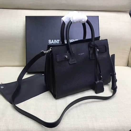 Top Quality Saint Laurent Women Black Shoulder Crossbody Bag