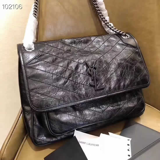 Fashion New Cheap YSL Casual Black Shoulder Crossbody Bag