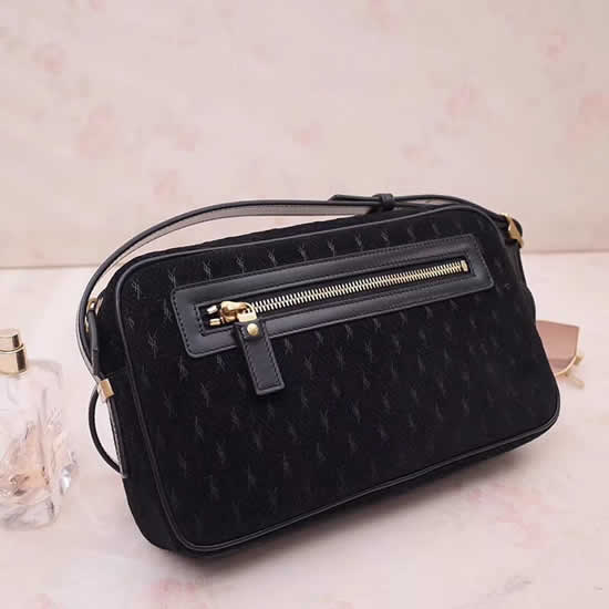 New Fashion YSL Black Camera Bag With High Quality 568608
