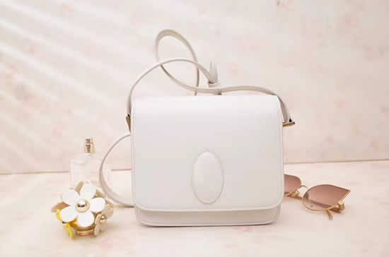 New YSL Saddle Bag White Shoulder Bag Hot Sale 568569