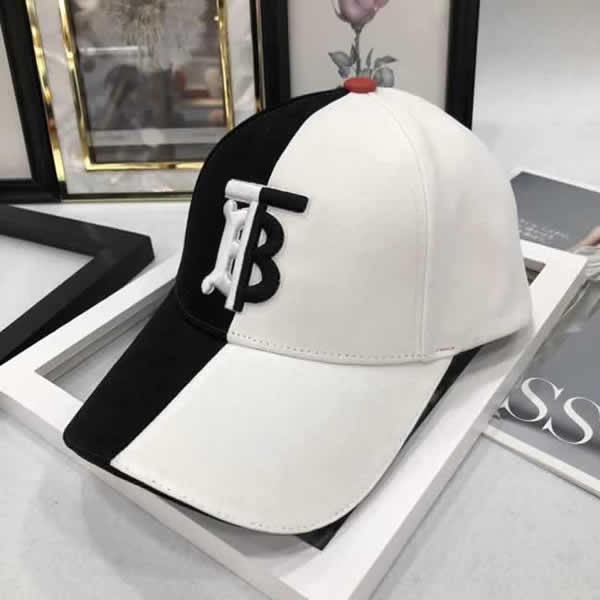 Women Burberry Baseball Cap Men Adjustable Canvas Casual Hats Solid Color Fashion Snapback Summer Fall Hat