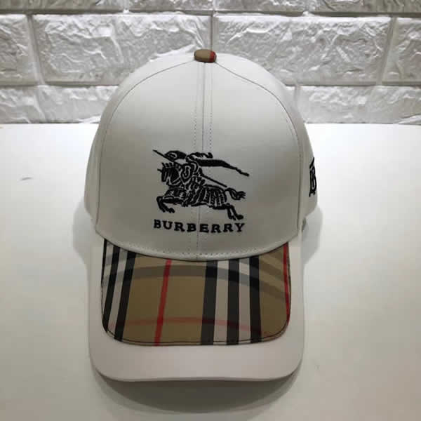 Replica Burberry Unisex Baseball Cap Adjustable Plain Dad Hat For Women Men