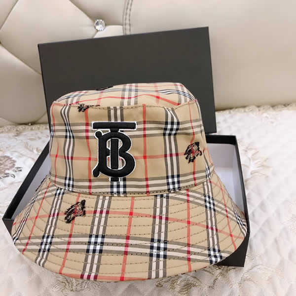Burberry Summer Bucket Hat Fisherman Hat Fashion Wild Sun Protection Cap Outdoors Hats Caps