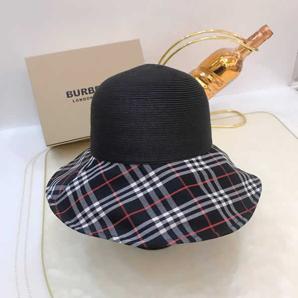 Burberry New Cotton Bucket Hats Women Branded Hat Men Pure Color Sunbonnet Fedoras Outdoor Fisherman Hat