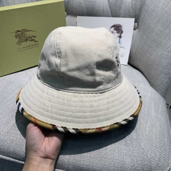 Burberry Women Men Unisex Fisherman Hat Fashion Wild Sun Protection Cap Outdoors Summer Fashion Bucket Caps Fishing Hat