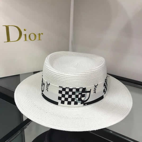 Dior Summer Straw Hat Women Wide Brim Sun Protection Beach Hat 2020 Adjustable Floppy Foldable Sun Hats for Women Ladies