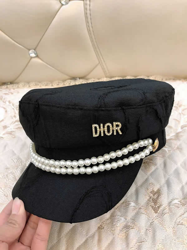 Replica Dior Fashion Trend Women Cap Newsboy Hat Elastic Band Casual Ladies New
