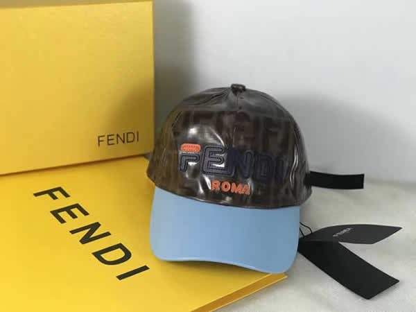 Replica Fendi Casual Rebound 100% Cotton Sports Adjustable Buckle Unisex Baseball Cap Men