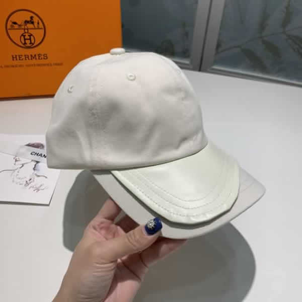 Women Hermes Hat Flat Cap Spring Autumn Flat Top Military Hats Female