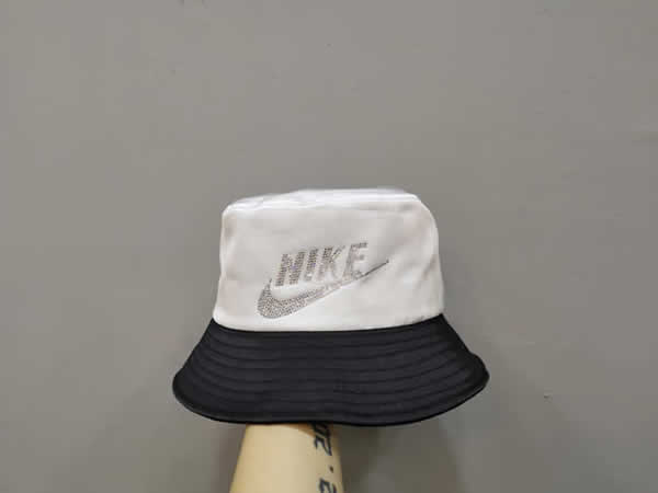 Fake Nike New Unisex Cotton Bucket Hats Women Summer Sunscreen Hat Men Sunbonnet Fedoras Outdoor Fisherman Hat Beach Cap 03