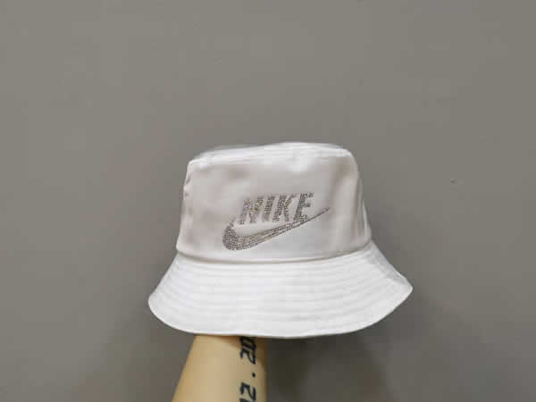 Fake Nike New Unisex Cotton Bucket Hats Women Summer Sunscreen Hat Men Sunbonnet Fedoras Outdoor Fisherman Hat Beach Cap 06