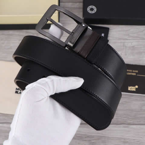 Fake Mont Blanc Leather Men Leisure Belt Good Quality Large Size Male Belts Luxury Designer Belt Mens 07