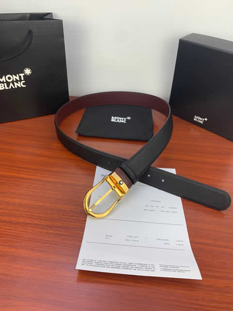 Fake Mont Blanc Leather Men Leisure Belt Good Quality Large Size Male Belts Luxury Designer Belt Mens 10
