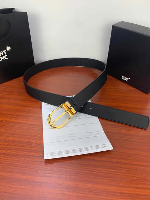 Fake Mont Blanc Leather Men Leisure Belt Good Quality Large Size Male Belts Luxury Designer Belt Mens 13