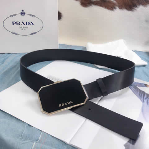 Fake Prada High Quality Male Belt Cow Buckle Belt Genuine Leather Belts For Men Fashion 17
