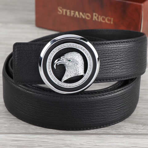 Fake Stefano New Men Leather Premium Belt Men Fashion Belt Business Leisure Light Luxury Belt 07
