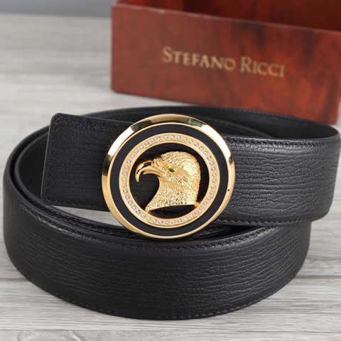 Fake Stefano New Men Leather Premium Belt Men Fashion Belt Business Leisure Light Luxury Belt 08