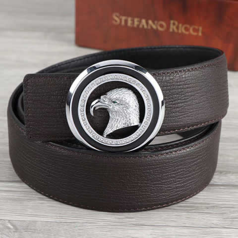 Fake Stefano New Men Leather Premium Belt Men Fashion Belt Business Leisure Light Luxury Belt 09