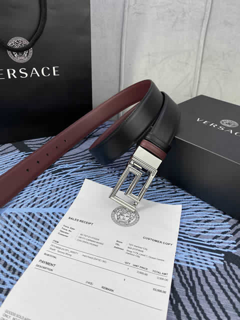Replica Versace Fashion Top Quality Belts For Men Genuine Leather Belt Men Luxury Designer Strap Male Metal Belt 05
