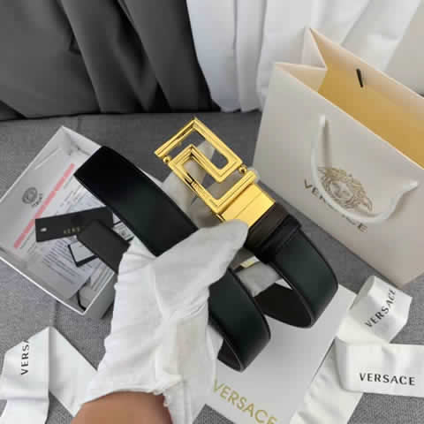 Replica Versace Fashion Top Quality Belts For Men Genuine Leather Belt Men Luxury Designer Strap Male Metal Belt 13