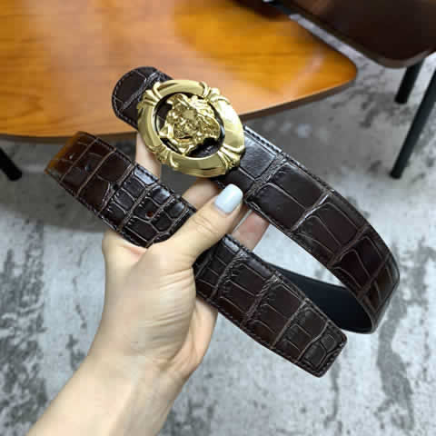 Replica Versace Fashion Top Quality Belts For Men Genuine Leather Belt Men Luxury Designer Strap Male Metal Belt 15