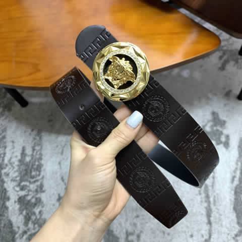 Replica Versace Fashion Top Quality Belts For Men Genuine Leather Belt Men Luxury Designer Strap Male Metal Belt 21