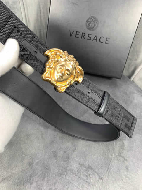 Replica Versace Fashion Top Quality Belts For Men Genuine Leather Belt Men Luxury Designer Strap Male Metal Belt 26