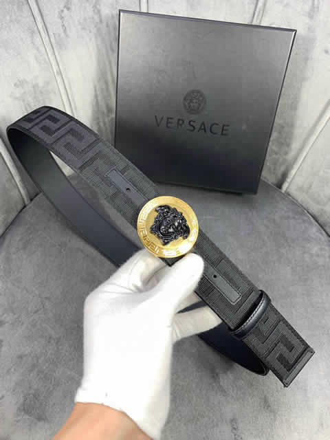 Replica Versace Fashion Top Quality Belts For Men Genuine Leather Belt Men Luxury Designer Strap Male Metal Belt 28