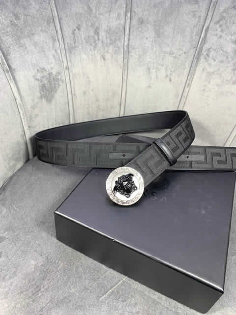 Replica Versace Fashion Top Quality Belts For Men Genuine Leather Belt Men Luxury Designer Strap Male Metal Belt 29