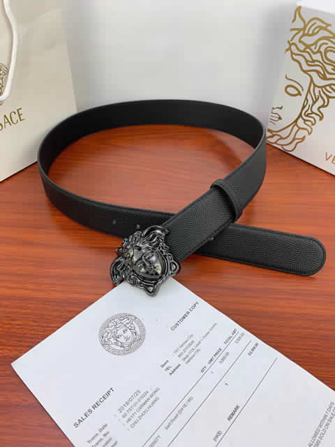 Replica Versace Fashion Top Quality Belts For Men Genuine Leather Belt Men Luxury Designer Strap Male Metal Belt 34