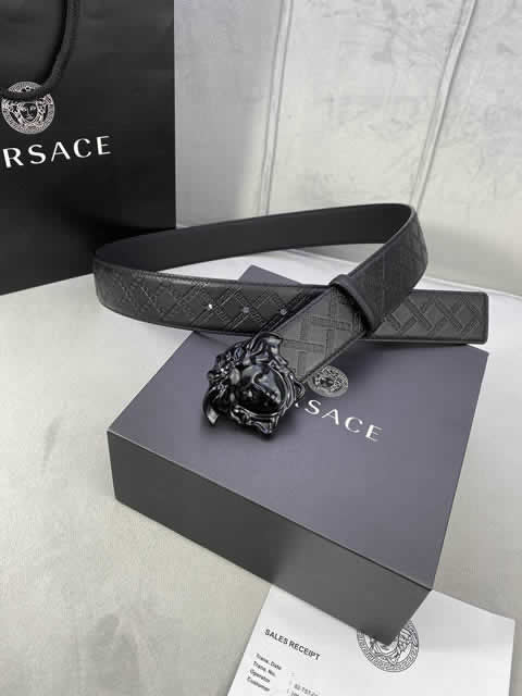 Replica Versace Fashion Top Quality Belts For Men Genuine Leather Belt Men Luxury Designer Strap Male Metal Belt 44