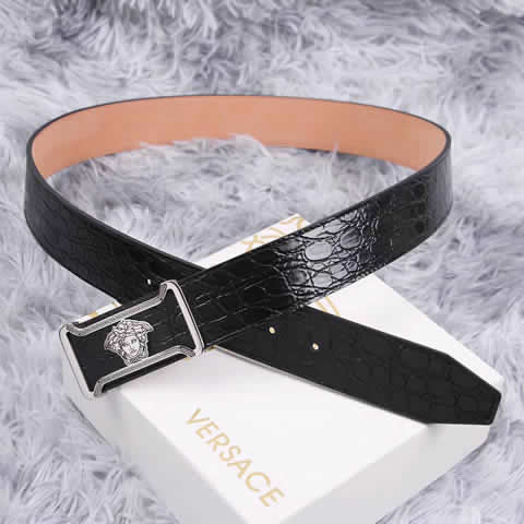 Replica Versace Fashion Top Quality Belts For Men Genuine Leather Belt Men Luxury Designer Strap Male Metal Belt 46