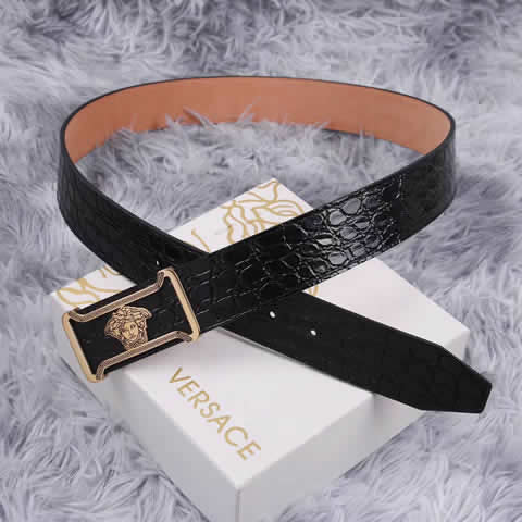 Replica Versace Fashion Top Quality Belts For Men Genuine Leather Belt Men Luxury Designer Strap Male Metal Belt 47