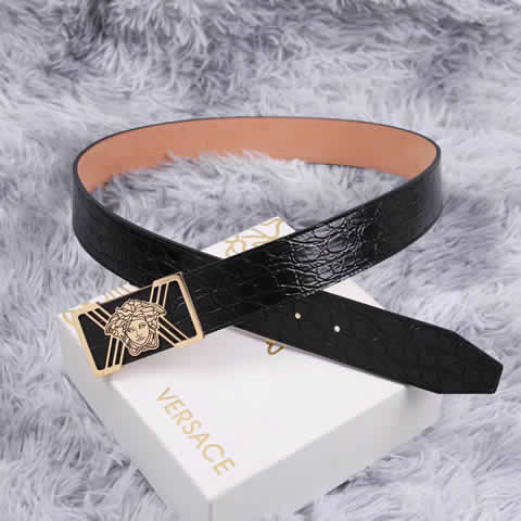Replica Versace Fashion Top Quality Belts For Men Genuine Leather Belt Men Luxury Designer Strap Male Metal Belt 48