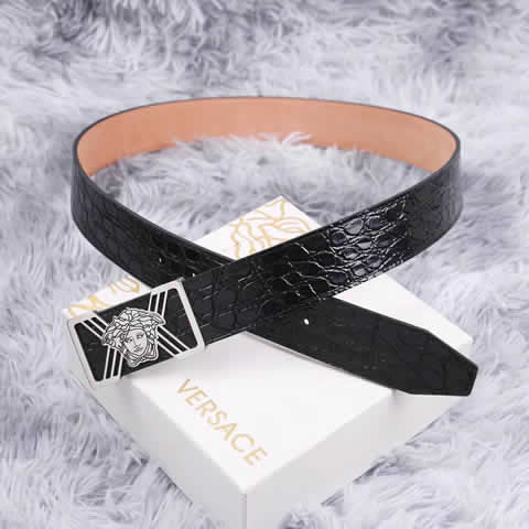 Replica Versace Fashion Top Quality Belts For Men Genuine Leather Belt Men Luxury Designer Strap Male Metal Belt 49