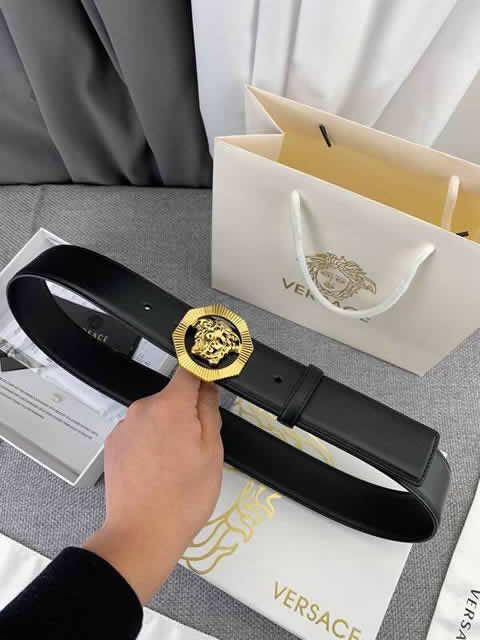 Replica Versace Fashion Top Quality Belts For Men Genuine Leather Belt Men Luxury Designer Strap Male Metal Belt 52
